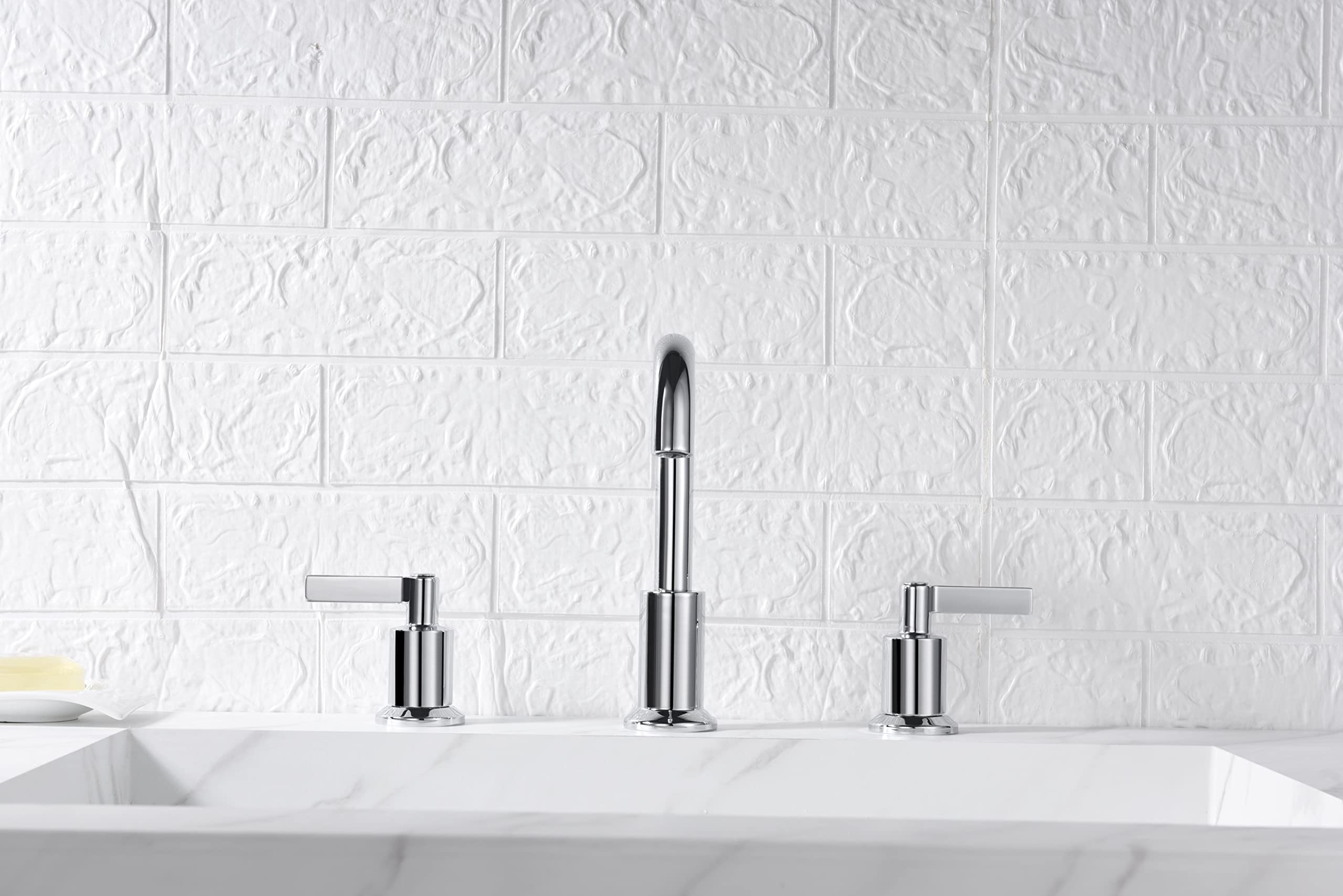 Ultra faucets UF5700X Bathroom Faucets, Two-Handle Widespread Lavatory Faucet