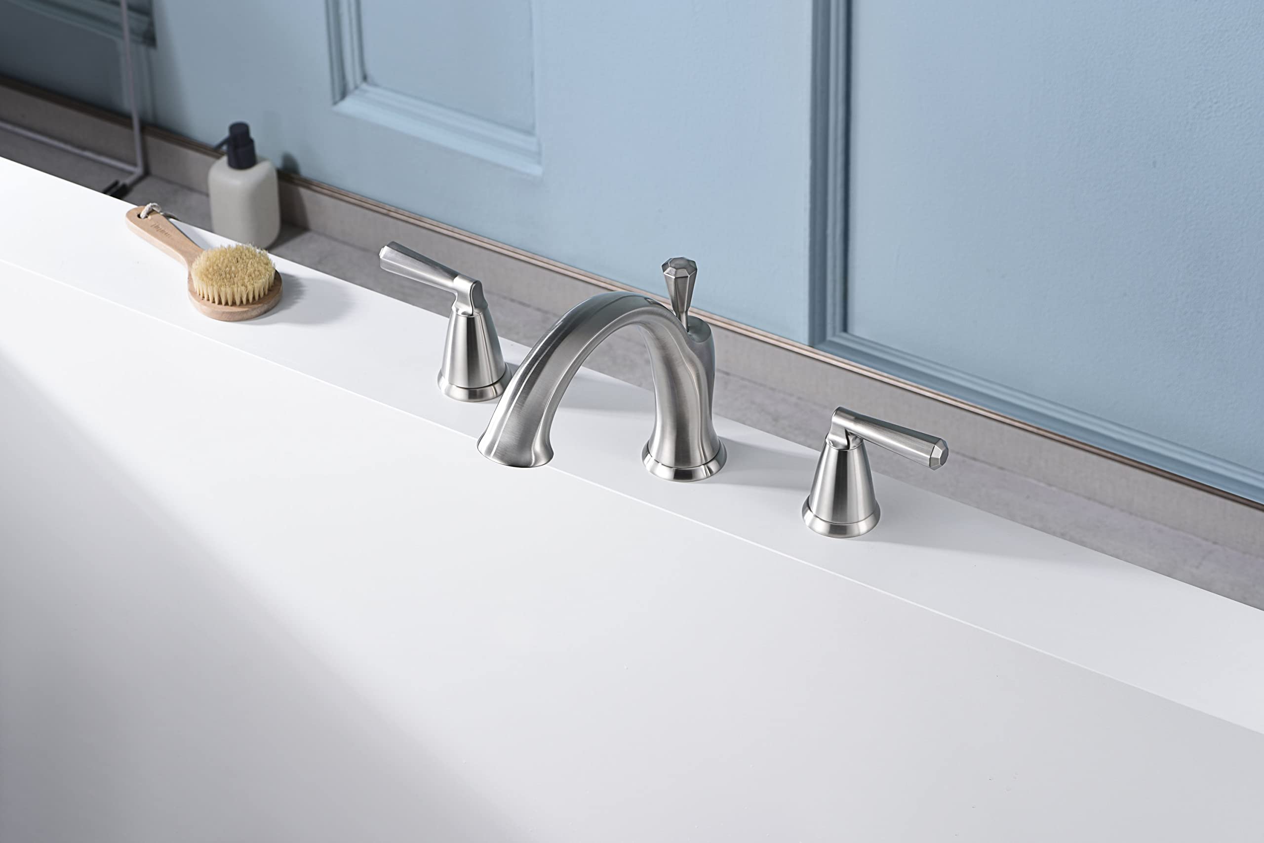 Ultra Faucets UF6540X Z Collection Two-Handle Roman Tub Faucet with Hand-Shower