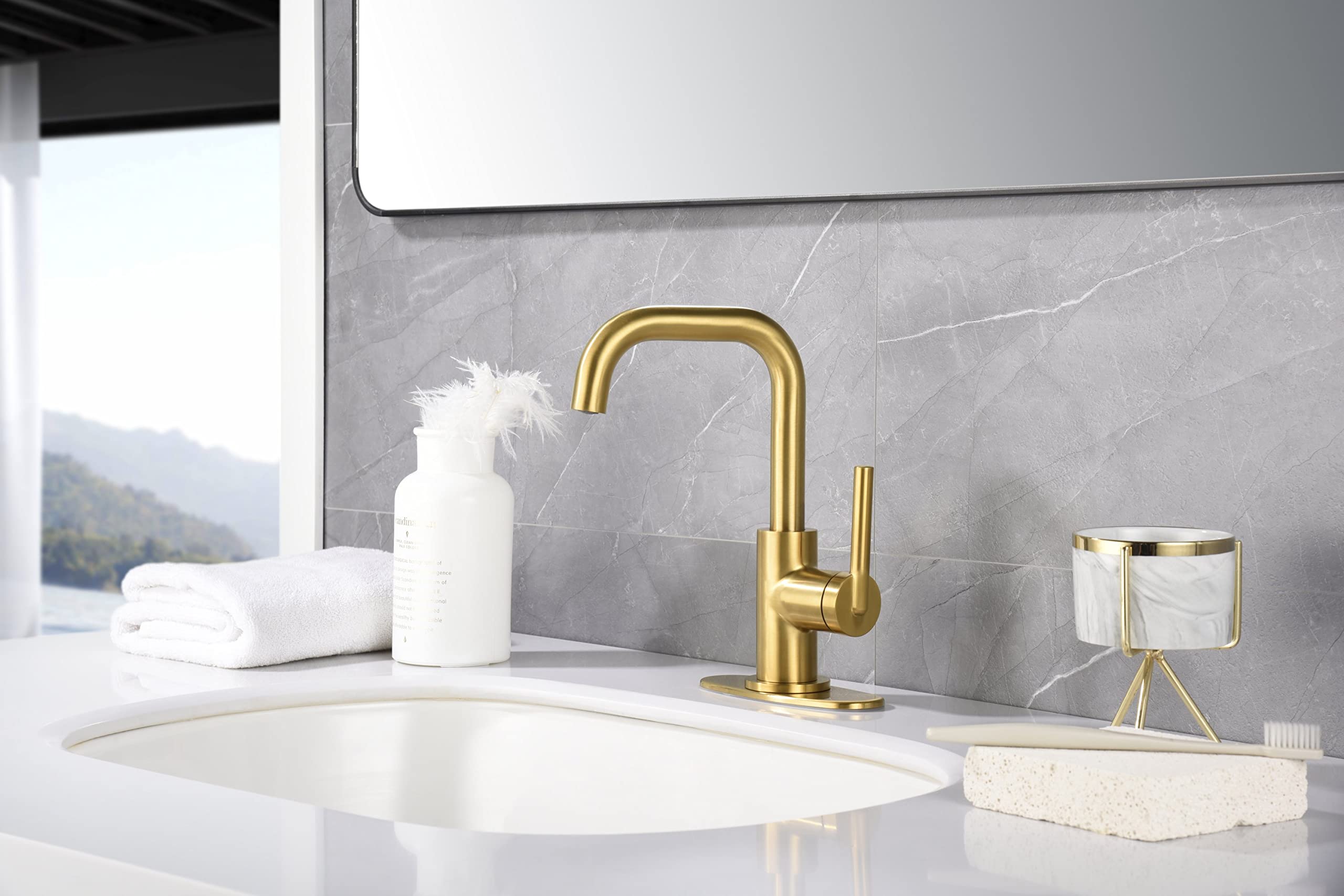 Ultra Faucets UF3070X Bathroom Faucet, Single-Handle Lavatory Faucet