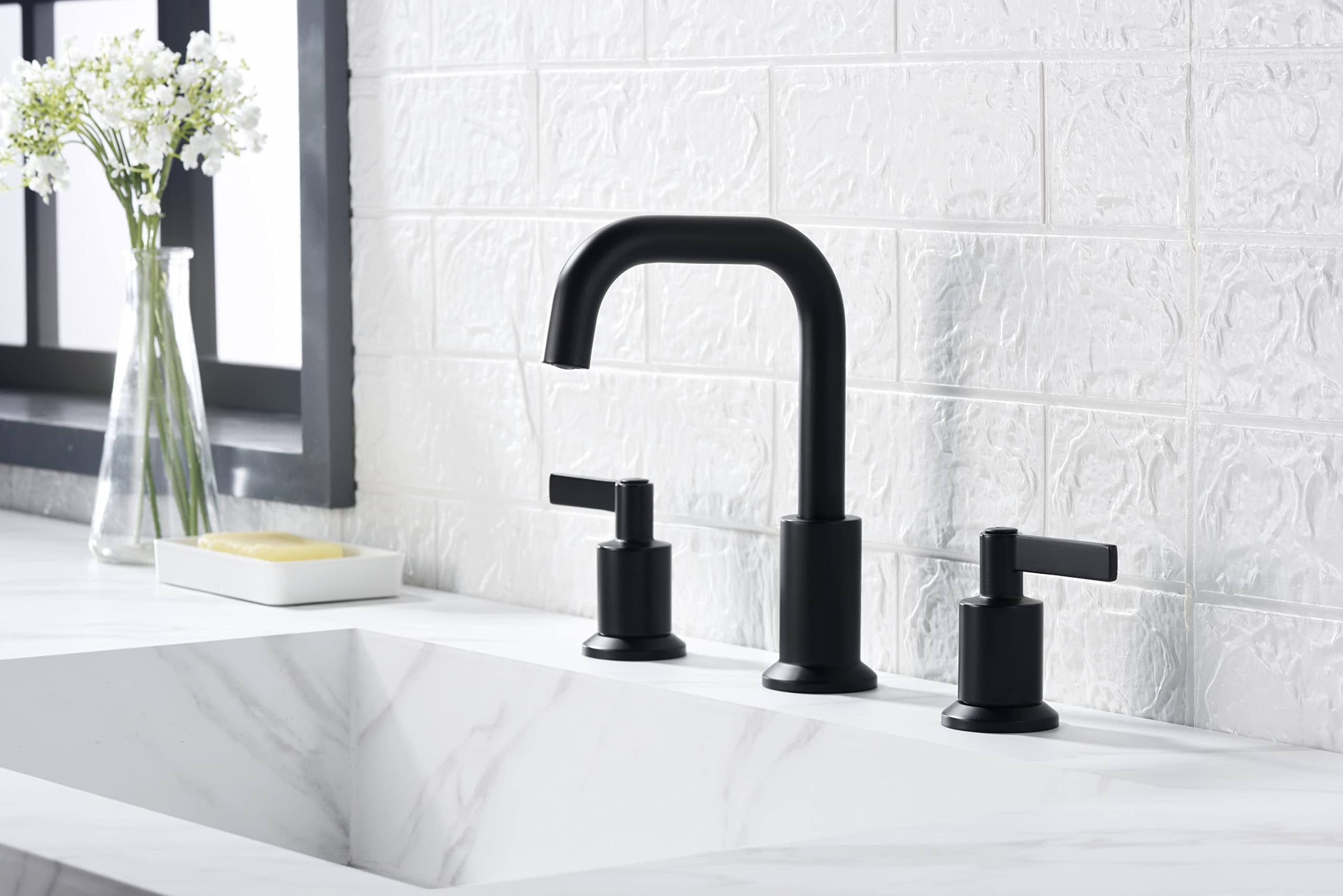 Ultra faucets UF5700X Bathroom Faucets, Two-Handle Widespread Lavatory Faucet