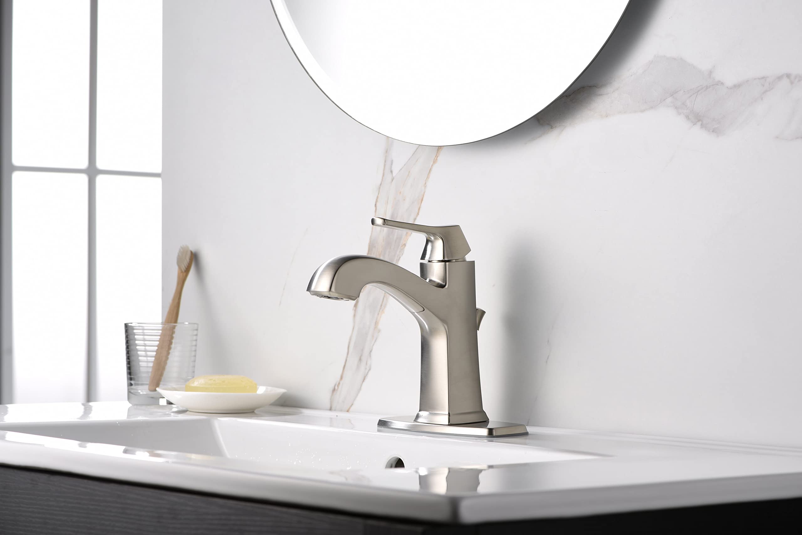 Ultra Faucets UF3870X Bathroom Faucet, Single-Handle Lavatory Faucet