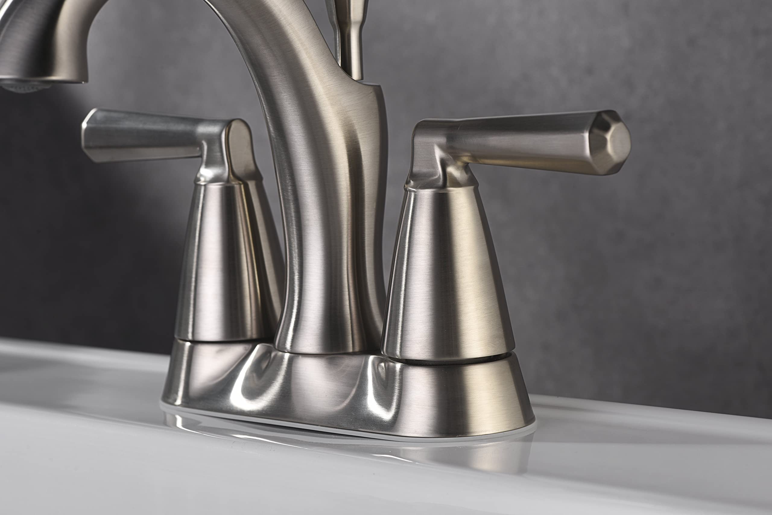 Ultra Faucets UF4591X Z Collection Bathroom Faucet, Two-Handle 4" Centerset Lavatory Faucet