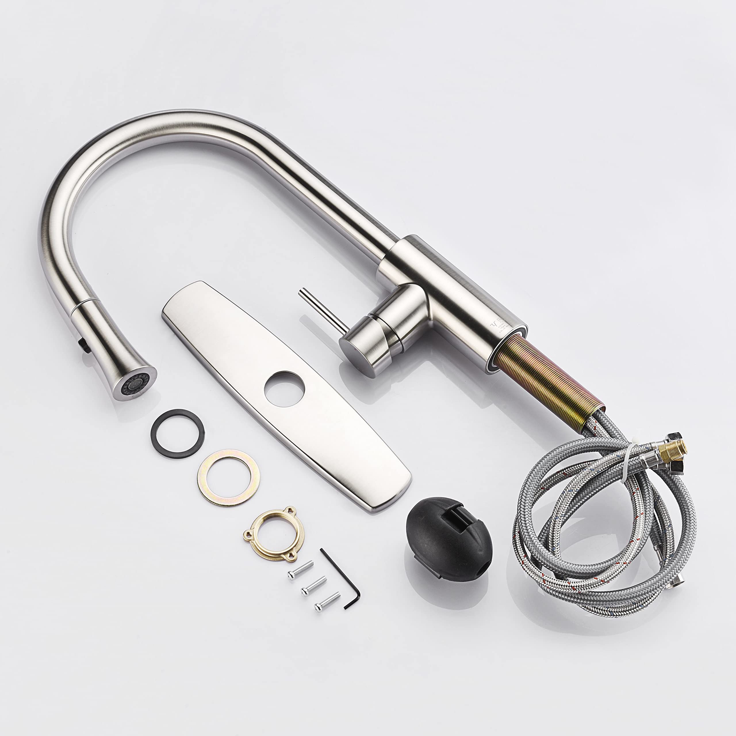 Ultra Faucets UF1420x Euro Collection Single-Handle Kitchen Faucet,