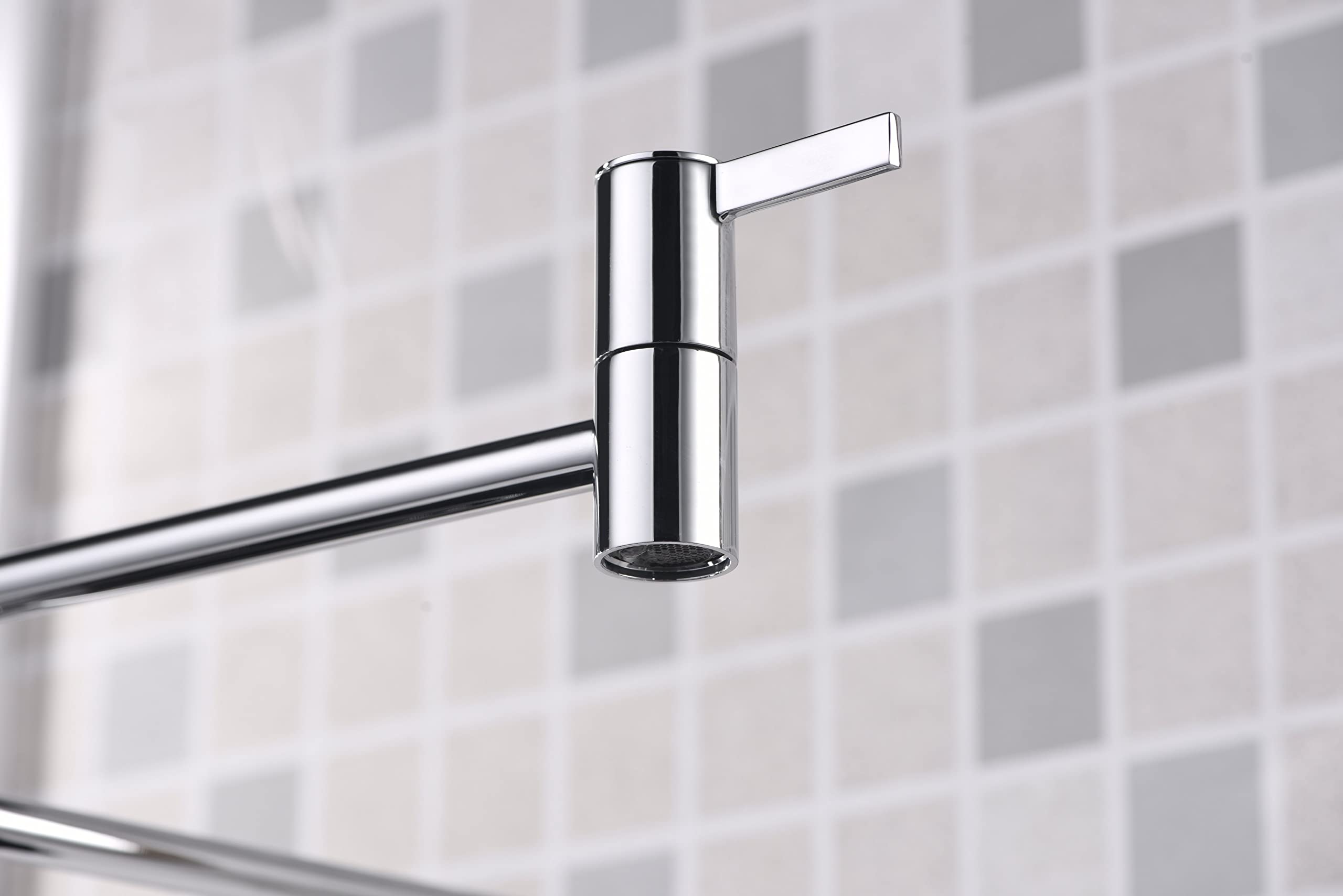 Ultra Faucets UF9170x Contemporary Stainless Steel Pot Filler Faucet,