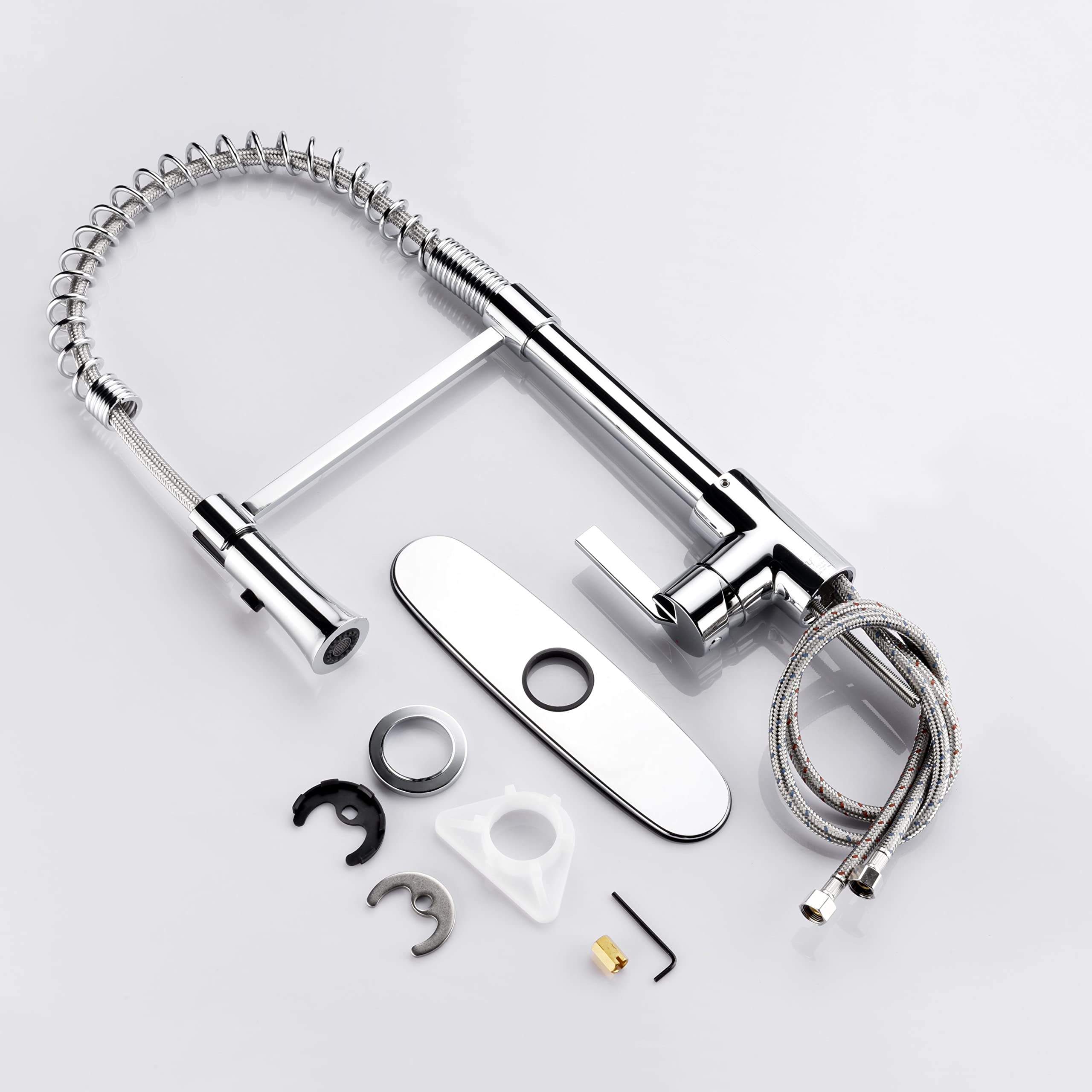 Ultra Faucets UF1720X Euro Collection Single-Handle Kitchen Faucet,