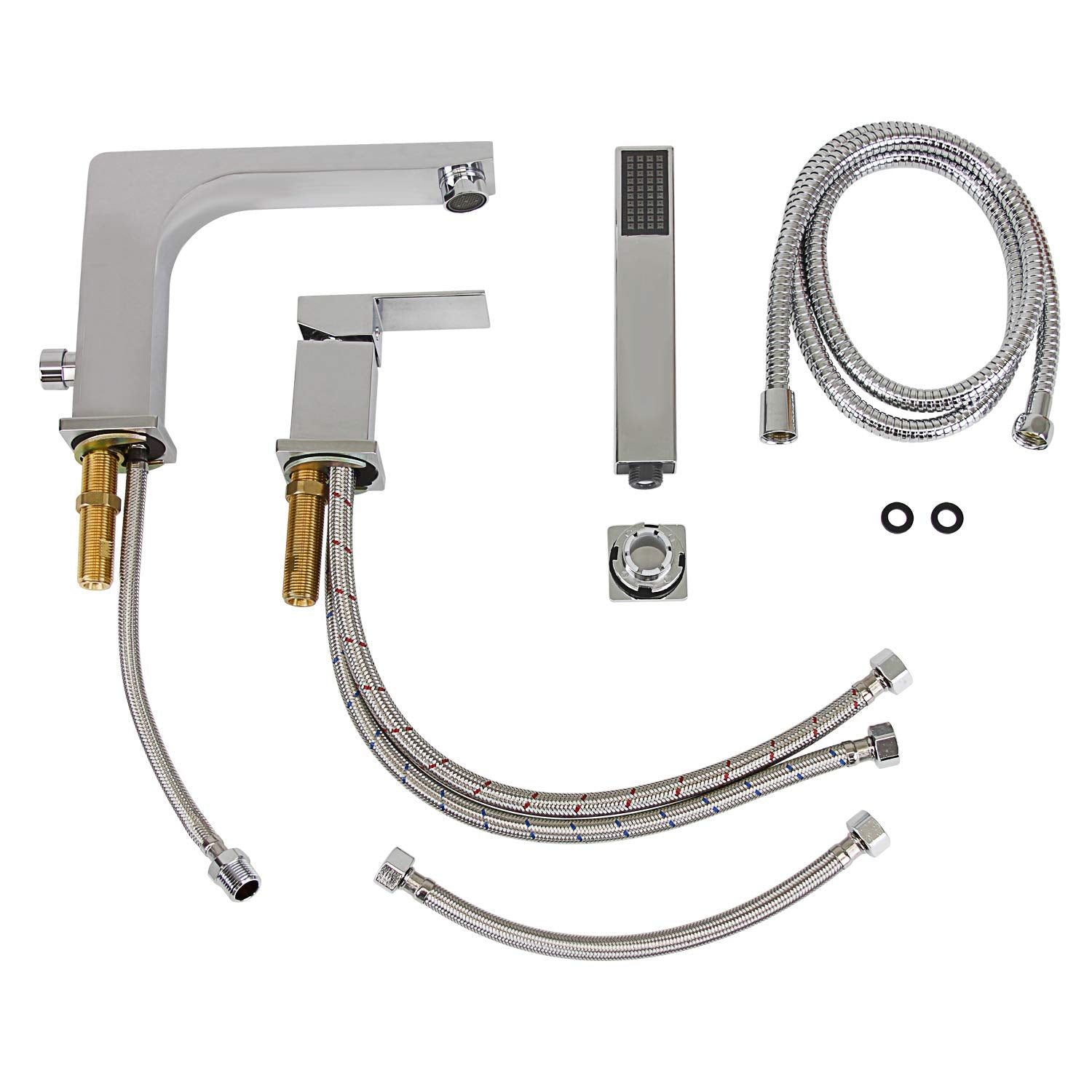 Ultra Faucets Icon Collection Roman Tub Faucet with Hand Shower