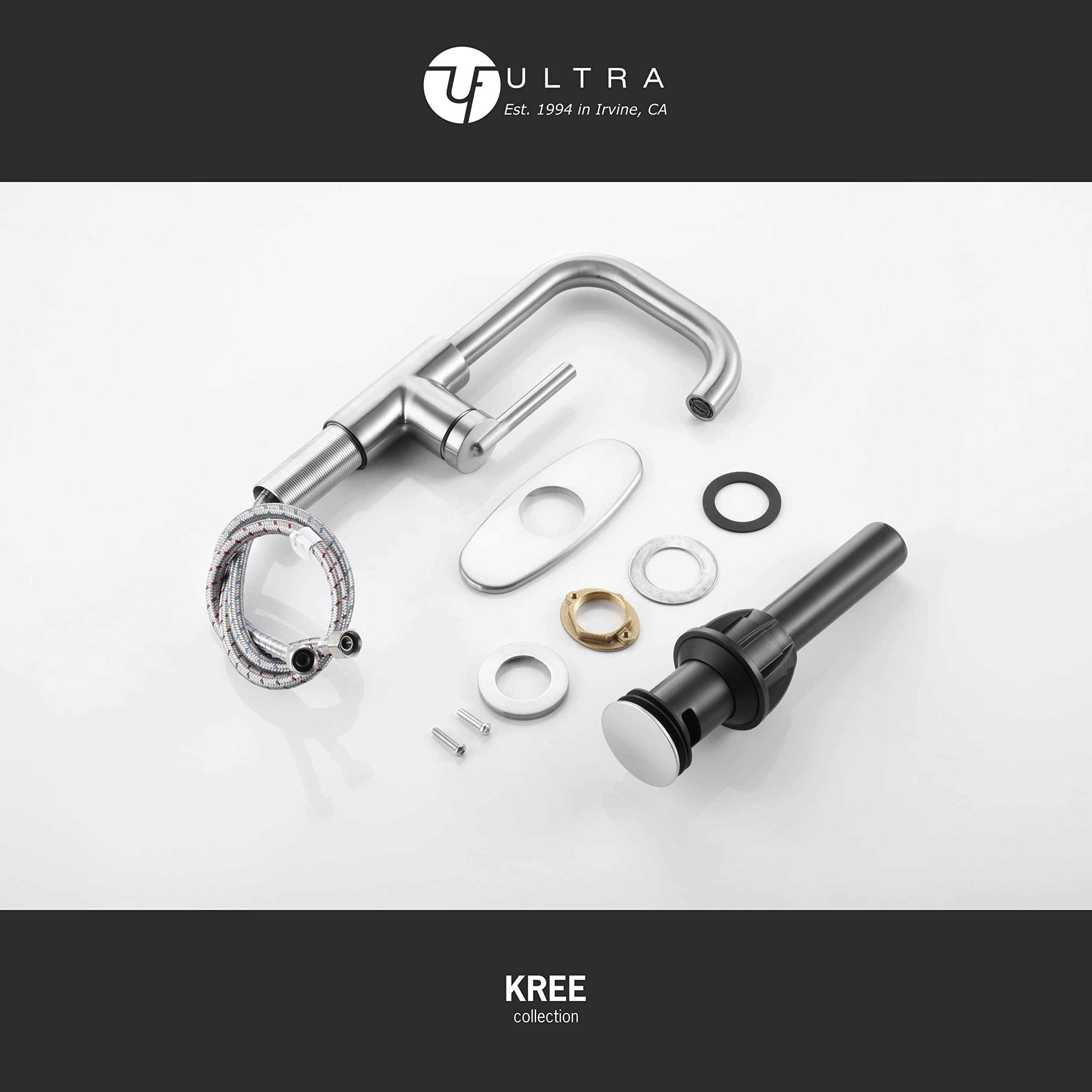Ultra Faucets UF3070X Bathroom Faucet, Single-Handle Lavatory Faucet