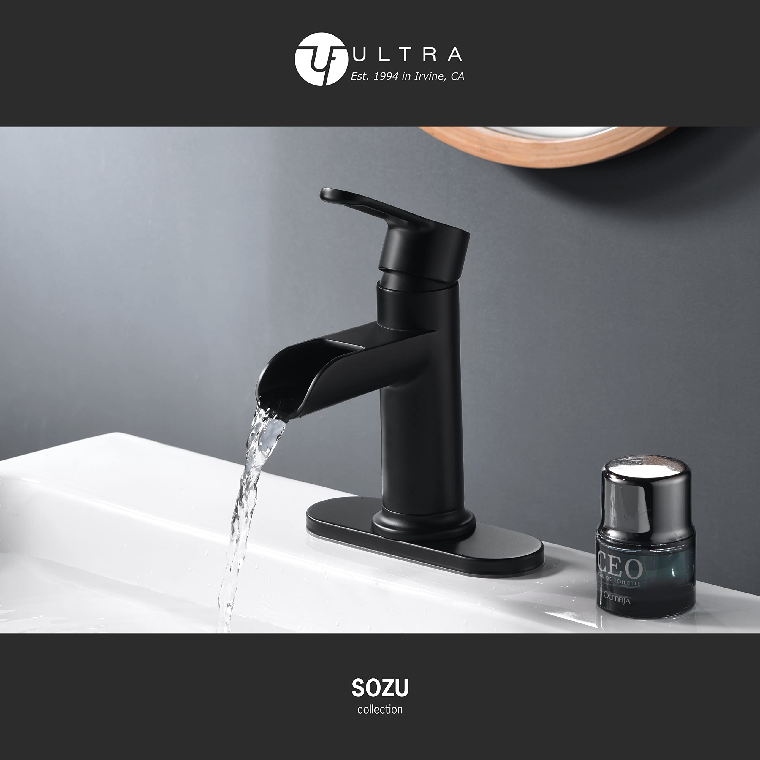 Ultra Faucets UF3880X Bathroom Faucet, Single-Handle Lavatory Faucet