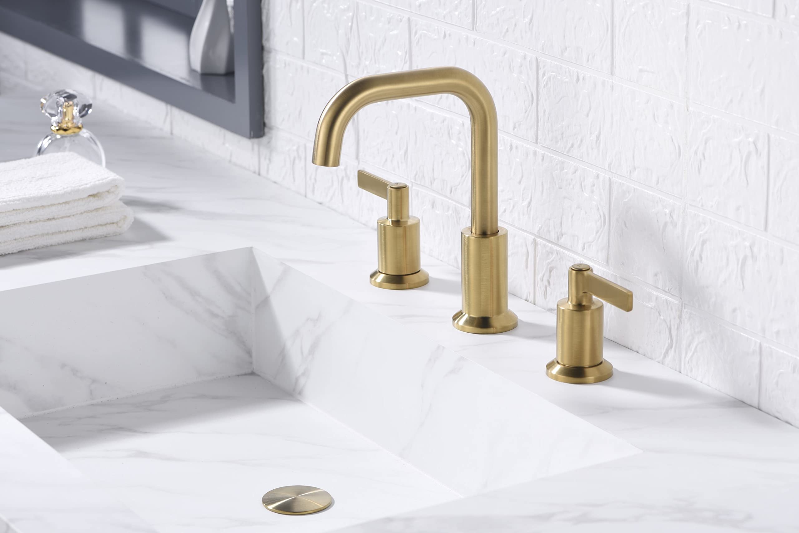 Ultra faucets UF5700X Bathroom Faucets, Two-Handle Widespread Lavatory Faucet