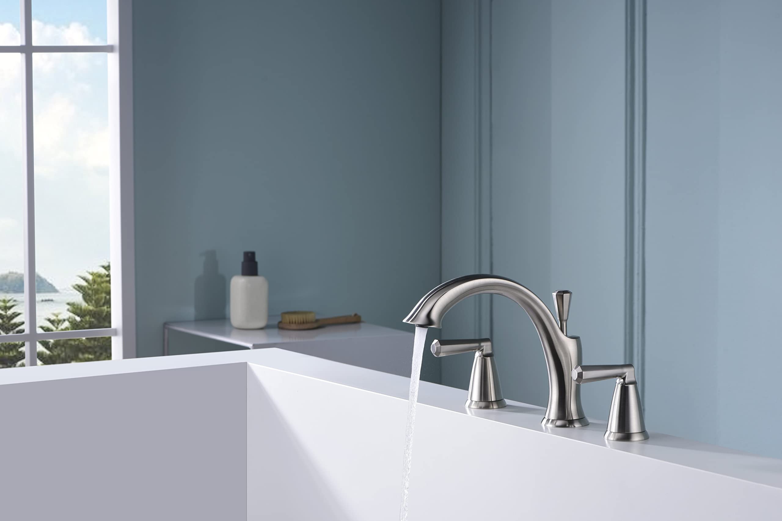 Ultra Faucets UF6540X Z Collection Two-Handle Roman Tub Faucet with Hand-Shower