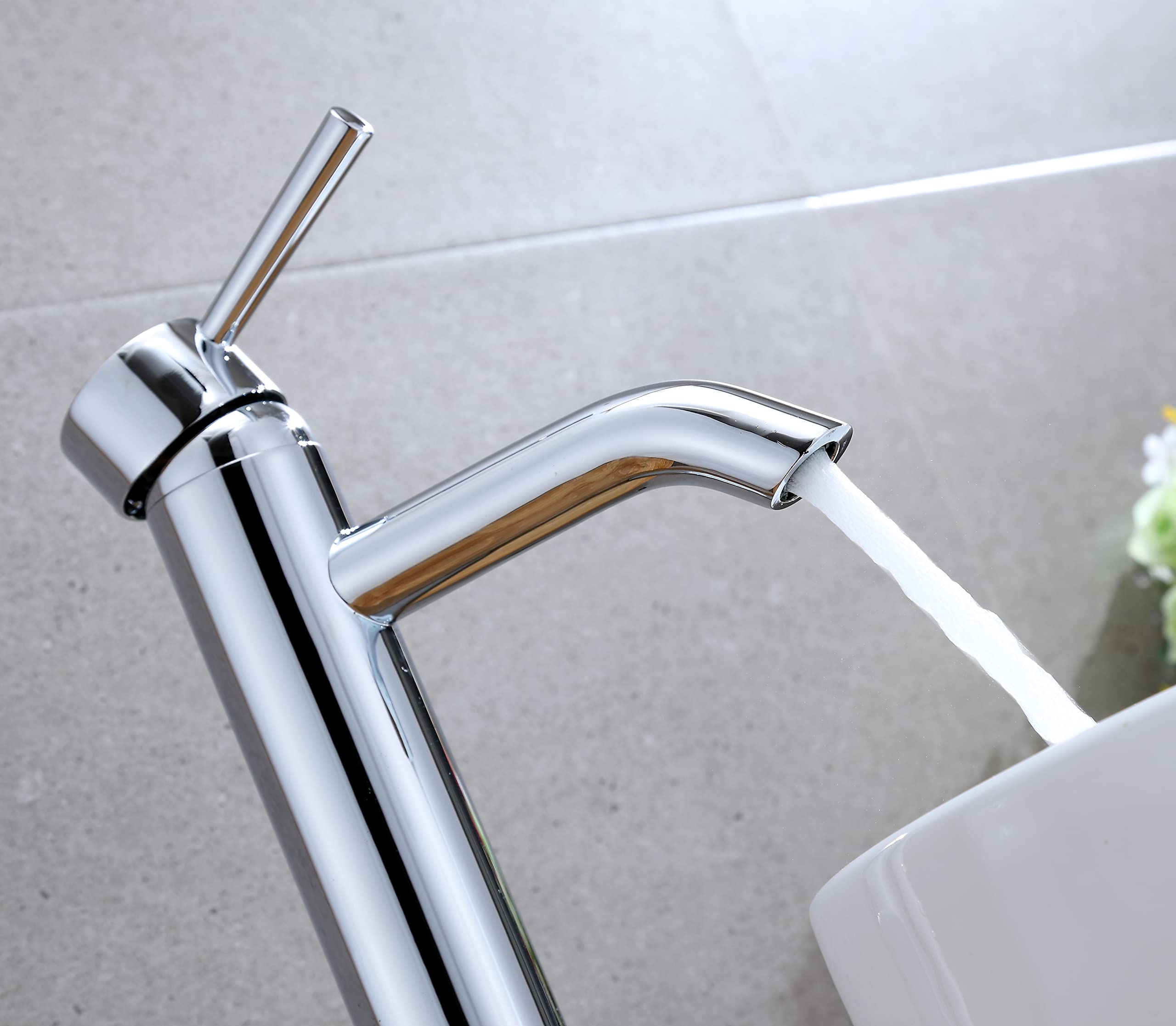 Ultra Faucets UF3660X Euro Collection Bathroom Faucet, Single-Handle Lavatory Faucet