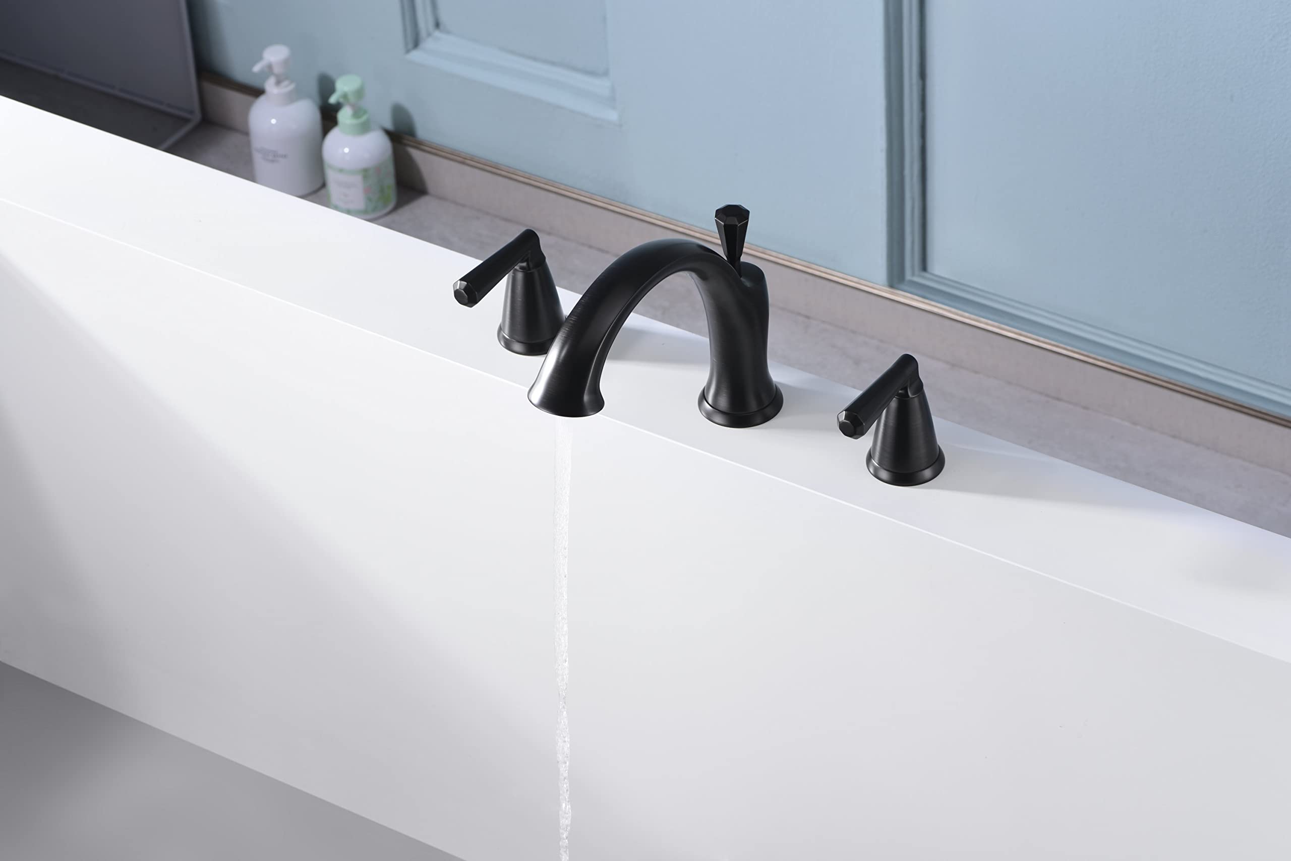 Ultra Faucets UF6540X Z Collection Two-Handle Roman Tub Faucet with Hand-Shower