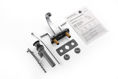 Ultra Faucets UF4690X Bathroom Faucet Two-Handle 4" Centerset Lavatory Faucet