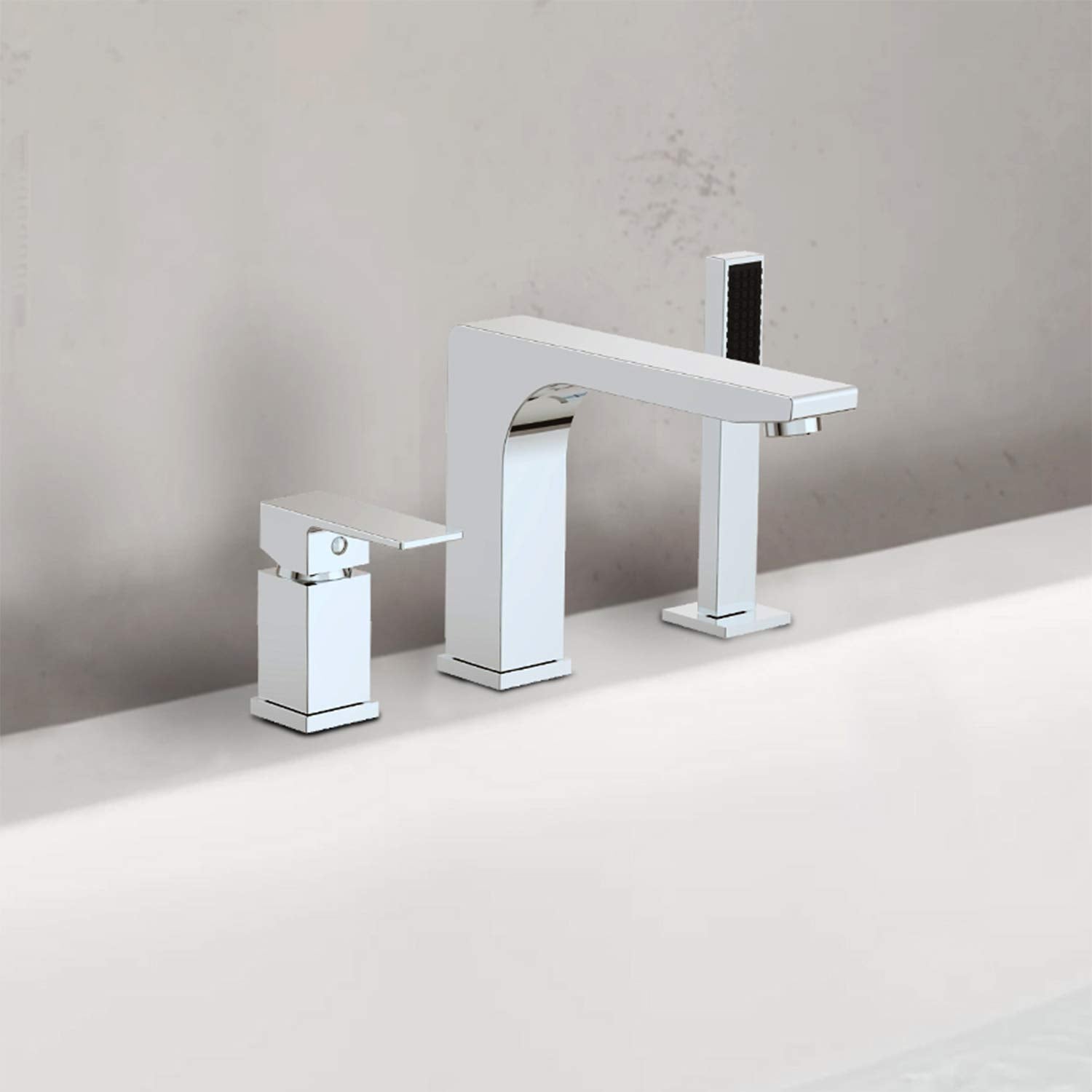 Ultra Faucets Icon Collection Roman Tub Faucet with Hand Shower