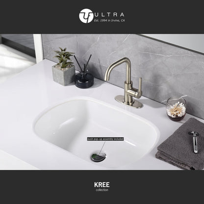Ultra Faucets UF3070X Bathroom Faucet, Single-Handle Lavatory Faucet