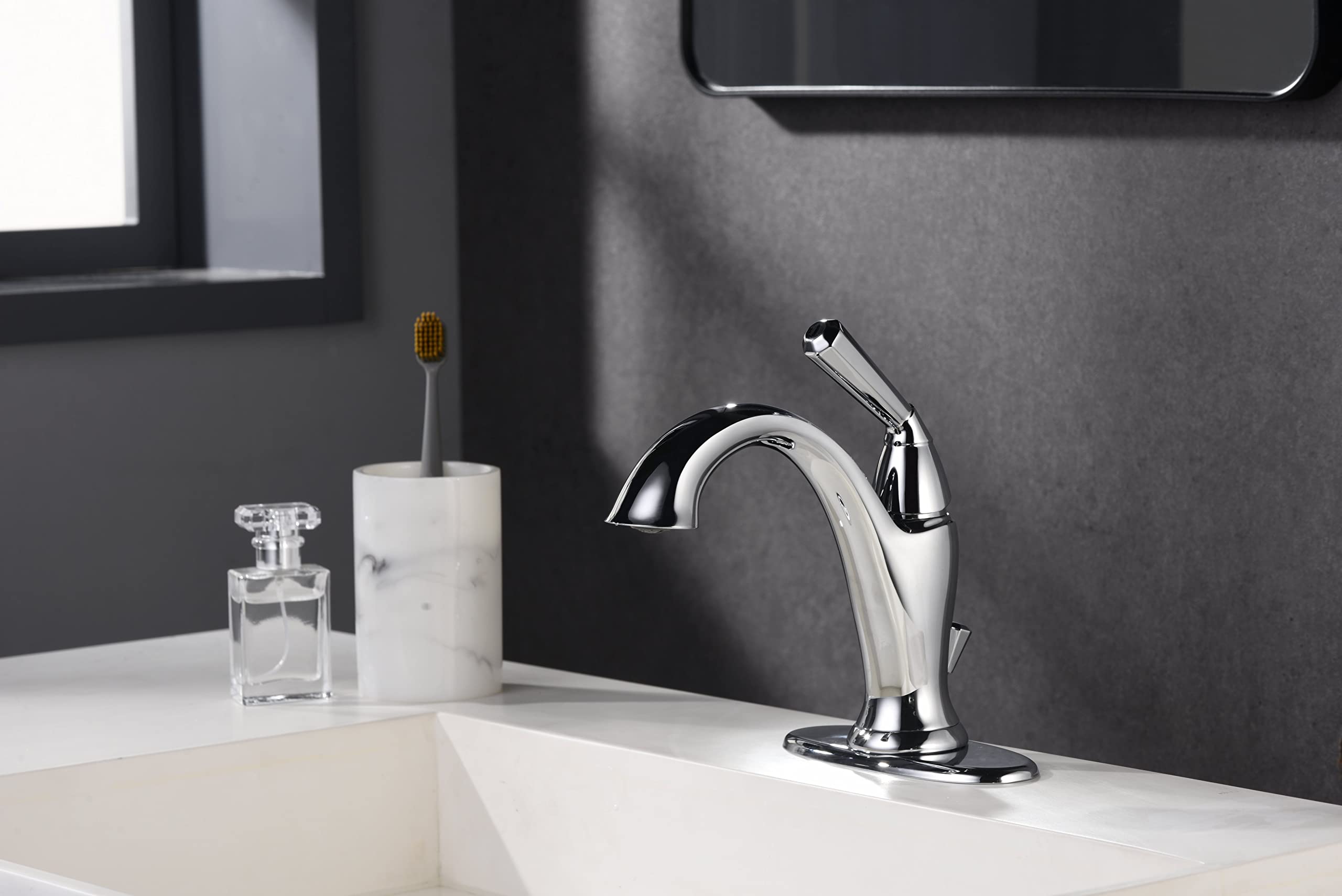 Ultra Faucets UF3521X Z Collection Bathroom Faucet, Single-Handle Lavatory Faucet