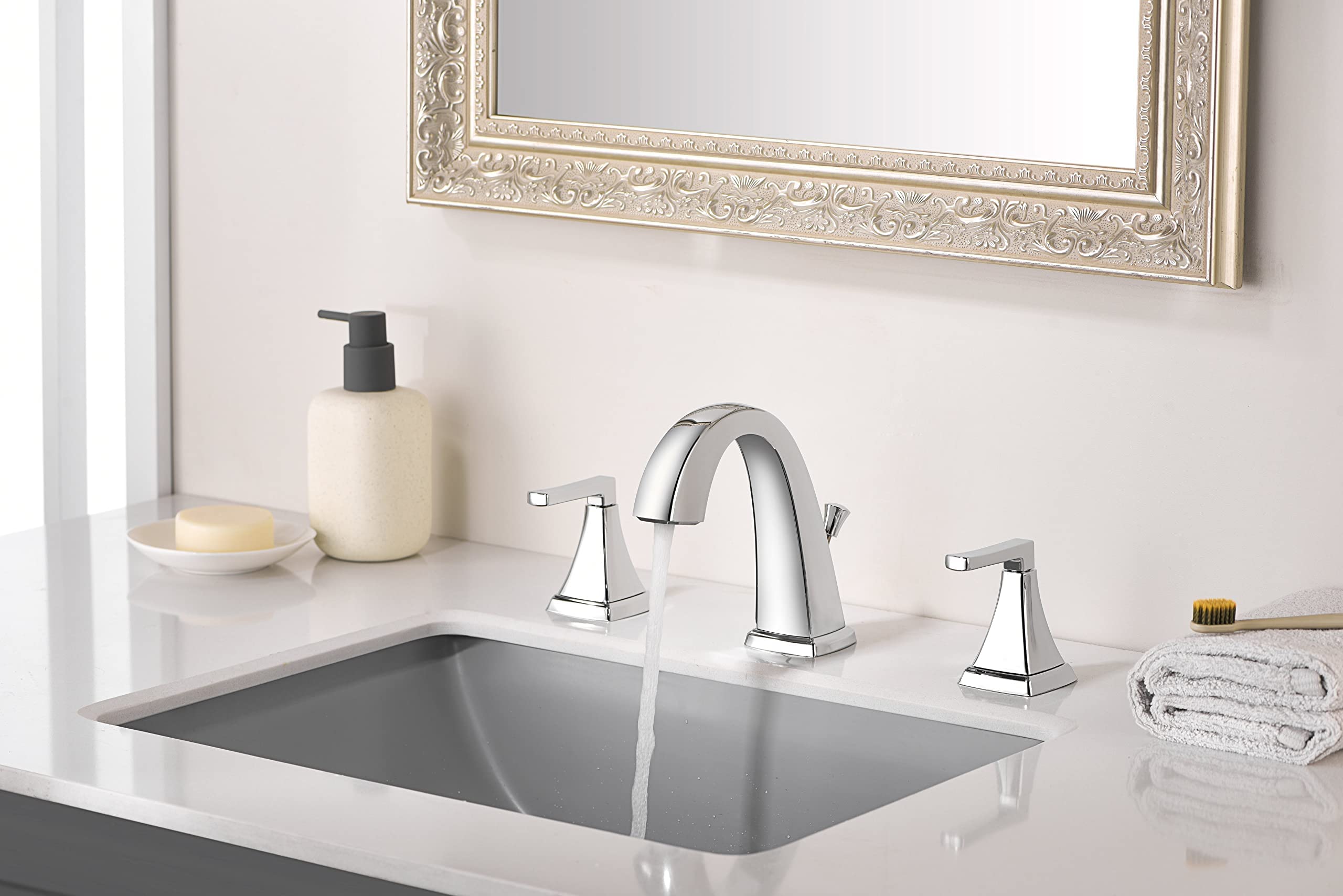 Ultra Faucets UF5710X Two-Handle Widespread Lavatory Faucet