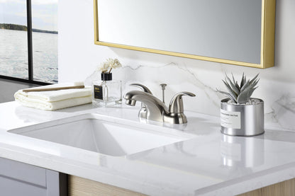 Ultra Faucets UF4452X Vantage Collection Bathroom Faucet, Two-Handle 4" Centerset Lavatory Faucet