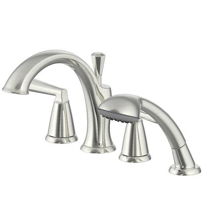 Ultra Faucets UF6544X Z Collection Two-Handle Roman Tub Faucet with Hand-Shower