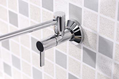 Ultra Faucets UF9170x Contemporary Stainless Steel Pot Filler Faucet,