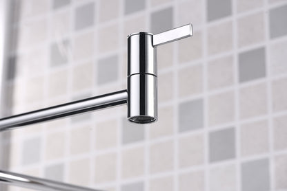 Ultra Faucets UF9170x Contemporary Stainless Steel Pot Filler Faucet,