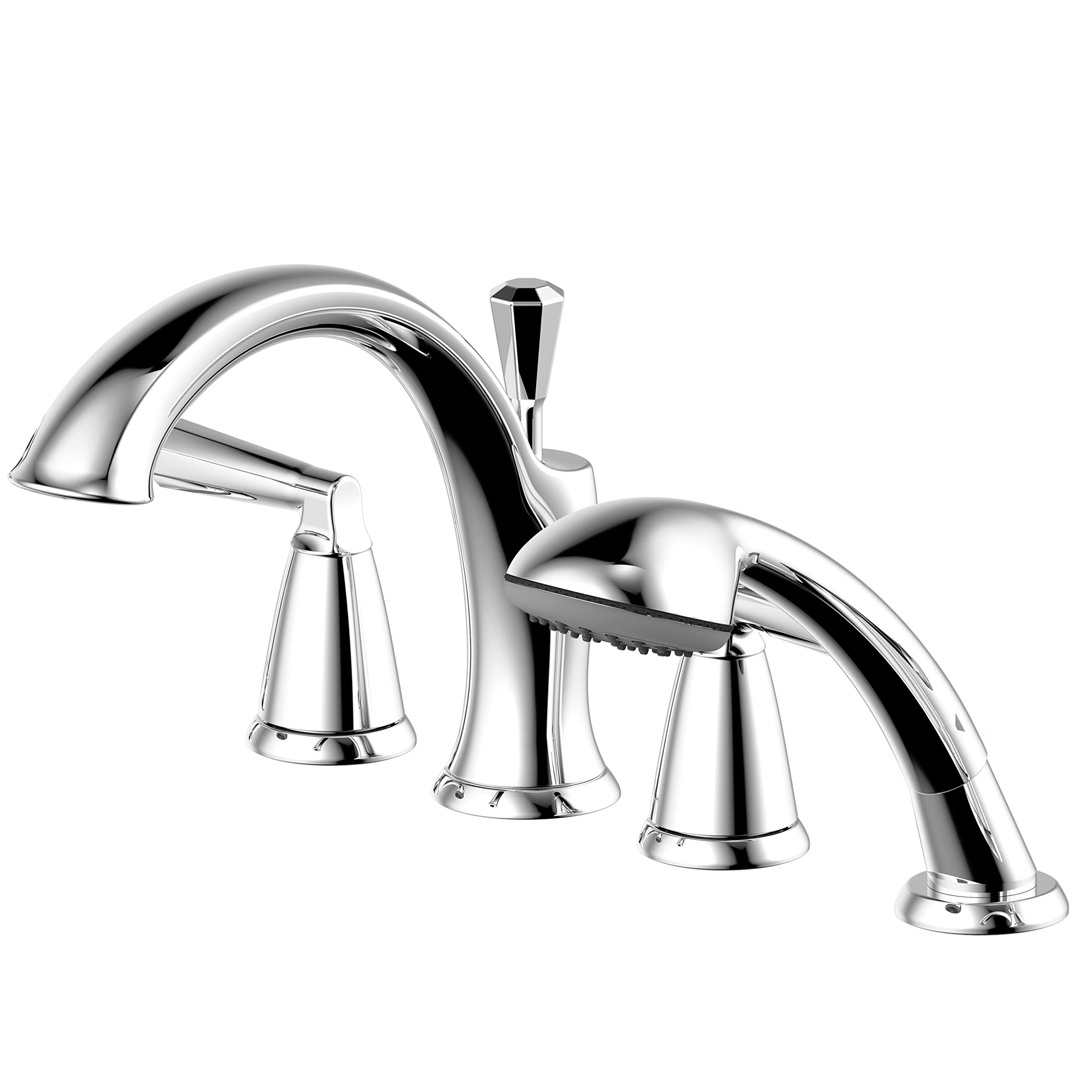 Ultra Faucets UF6544X Z Collection Two-Handle Roman Tub Faucet with Hand-Shower