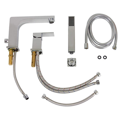 Ultra Faucets Icon Collection Roman Tub Faucet with Hand Shower