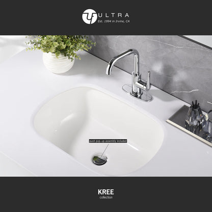 Ultra Faucets UF3070X Bathroom Faucet, Single-Handle Lavatory Faucet