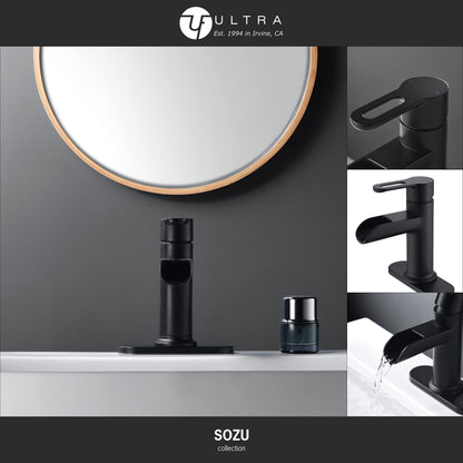 Ultra Faucets UF3880X Bathroom Faucet, Single-Handle Lavatory Faucet