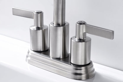 Ultra Faucets UF4670X Bathroom Faucet Two-Handle 4" Centerset Lavatory Faucet