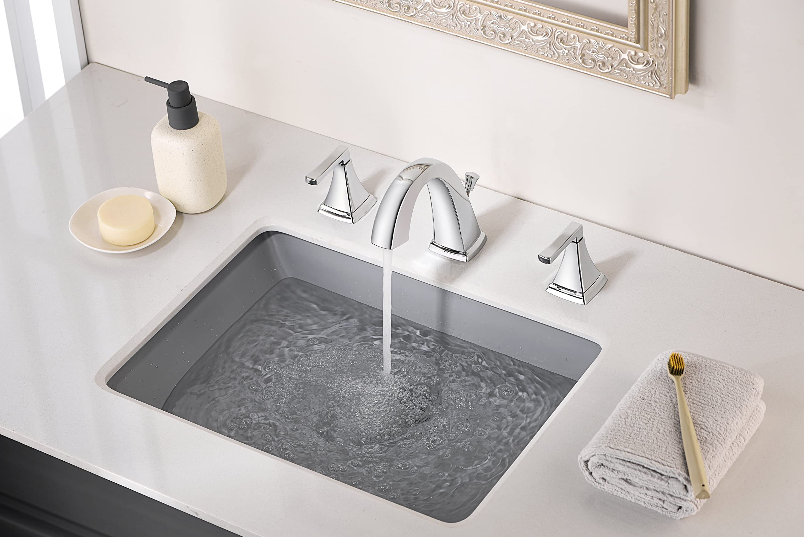 Ultra Faucets UF5710X Two-Handle Widespread Lavatory Faucet