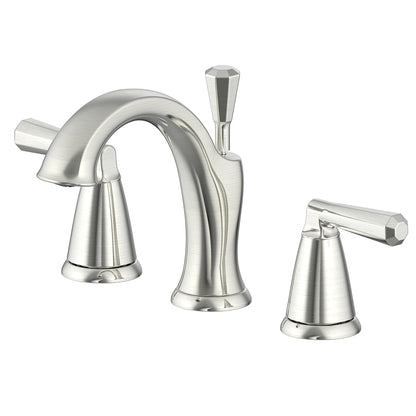 Ultra Faucets UF5571X Z Collection Bathroom Faucet, Two-Handle 8" Widespread Lavatory Faucet