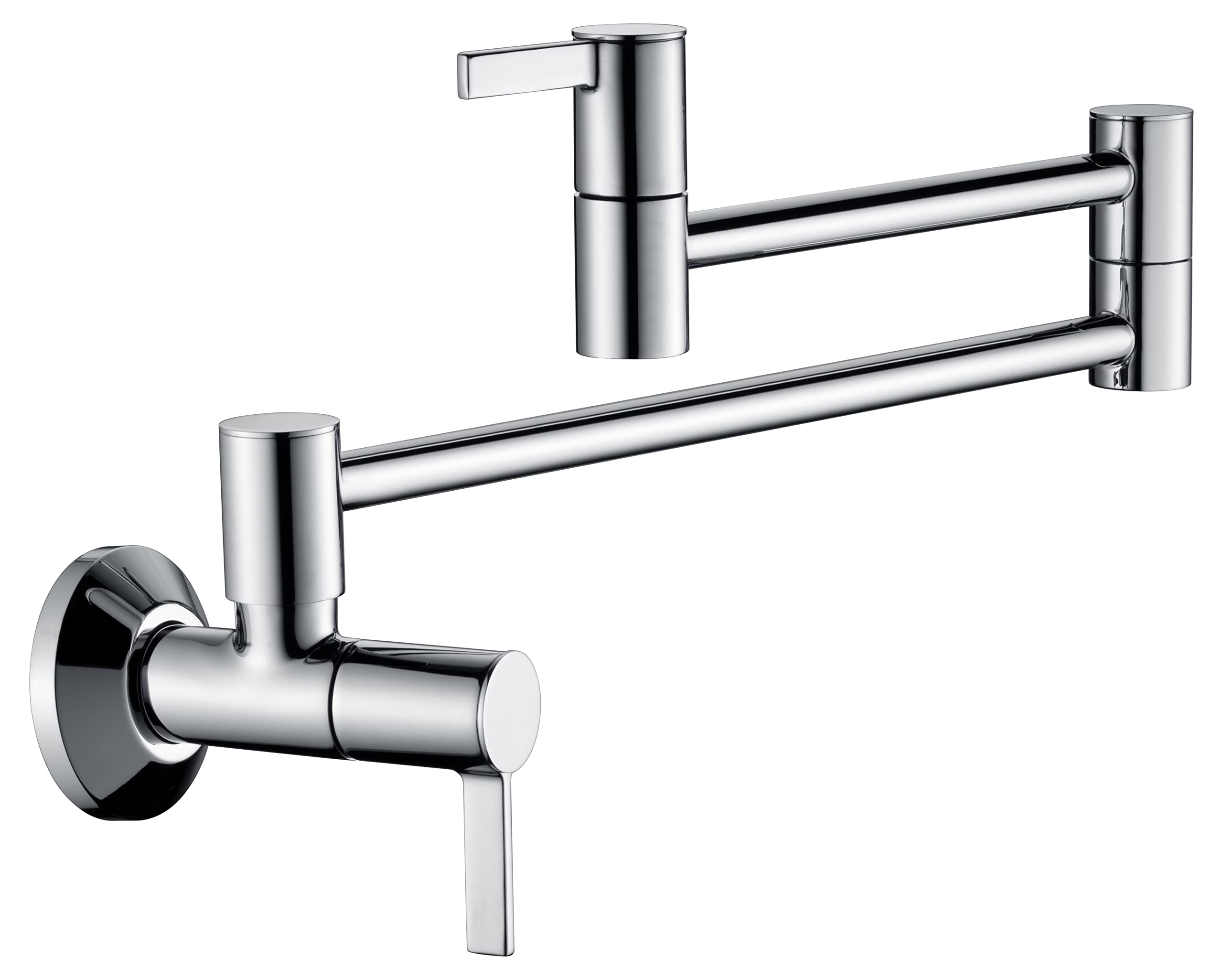 Ultra Faucets UF9170x Contemporary Stainless Steel Pot Filler Faucet,