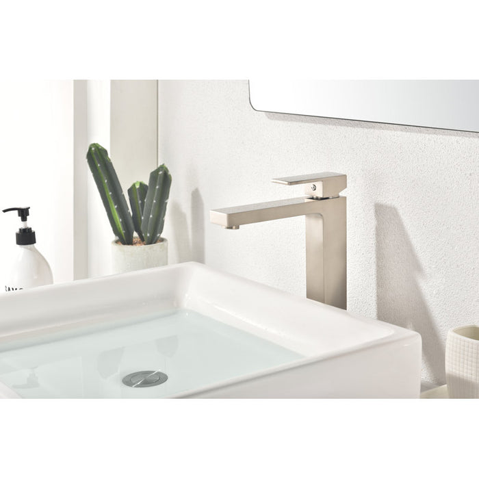 UF3030x Icon Collection Single-Handle Deck-Mount Tall Vessel Lavatory ...