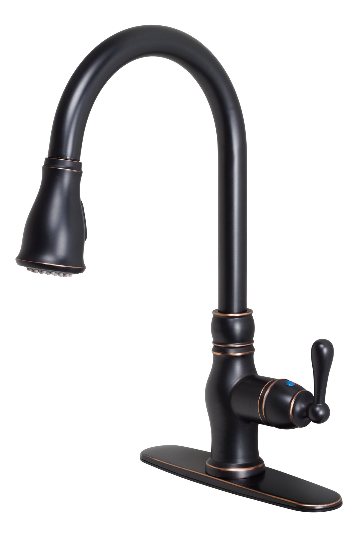 UF1410x Prime Collection High-Arc Single Handle Kitchen Faucet with 2 ...