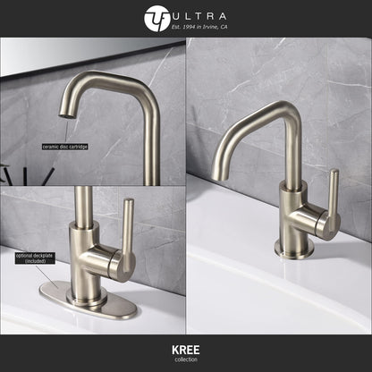 Ultra Faucets UF3070X Bathroom Faucet, Single-Handle Lavatory Faucet