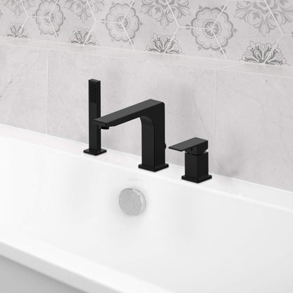 Ultra Faucets Icon Collection Roman Tub Faucet with Hand Shower