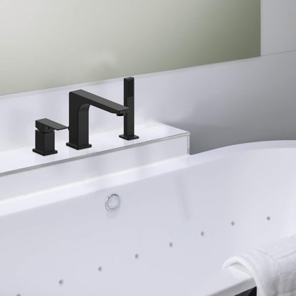Ultra Faucets Icon Collection Roman Tub Faucet with Hand Shower