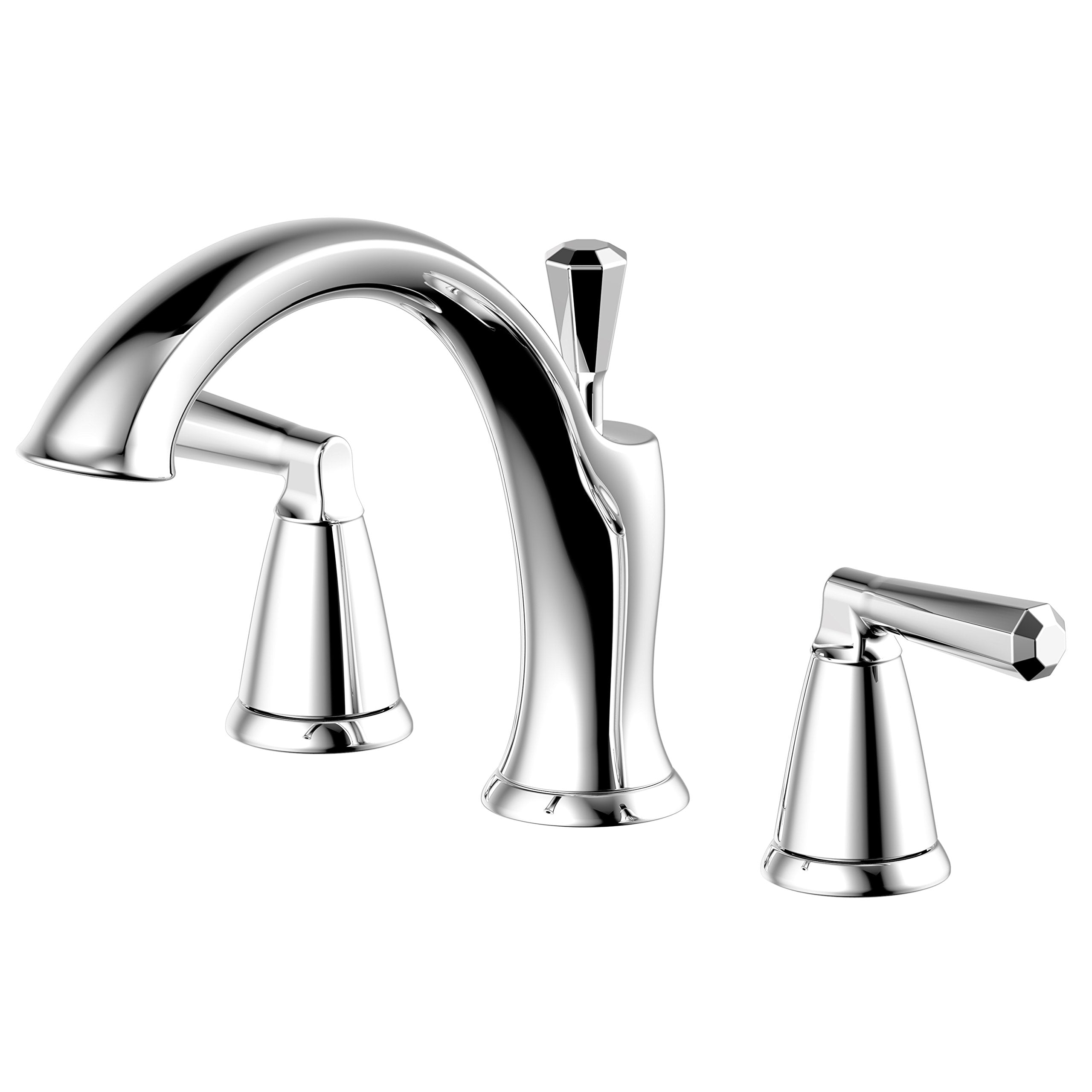 Ultra Faucets UF6540X Z Collection Two-Handle Roman Tub Faucet with Hand-Shower