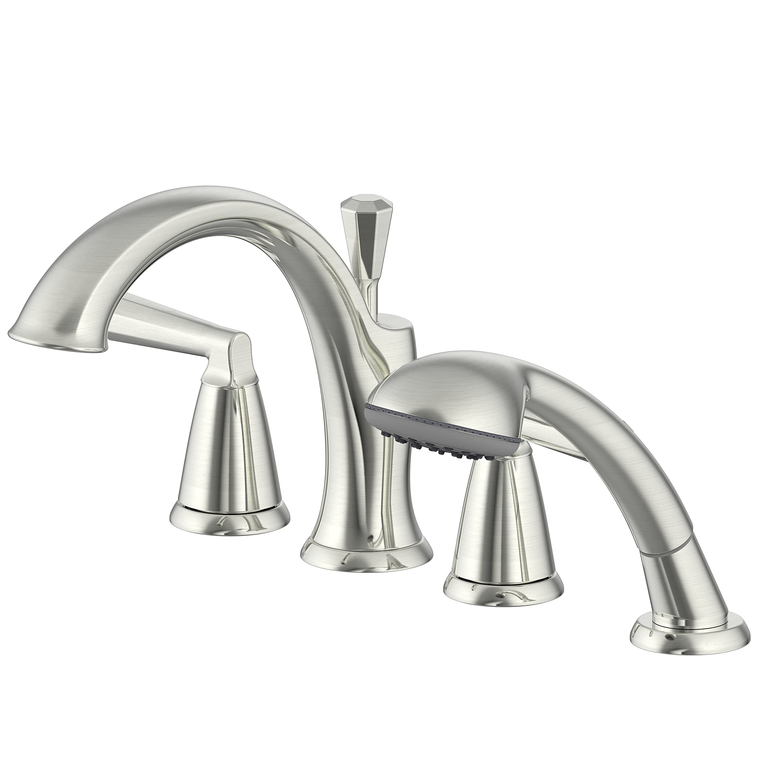 Ultra Faucets UF6544X Z Collection Two-Handle Roman Tub Faucet with Hand-Shower