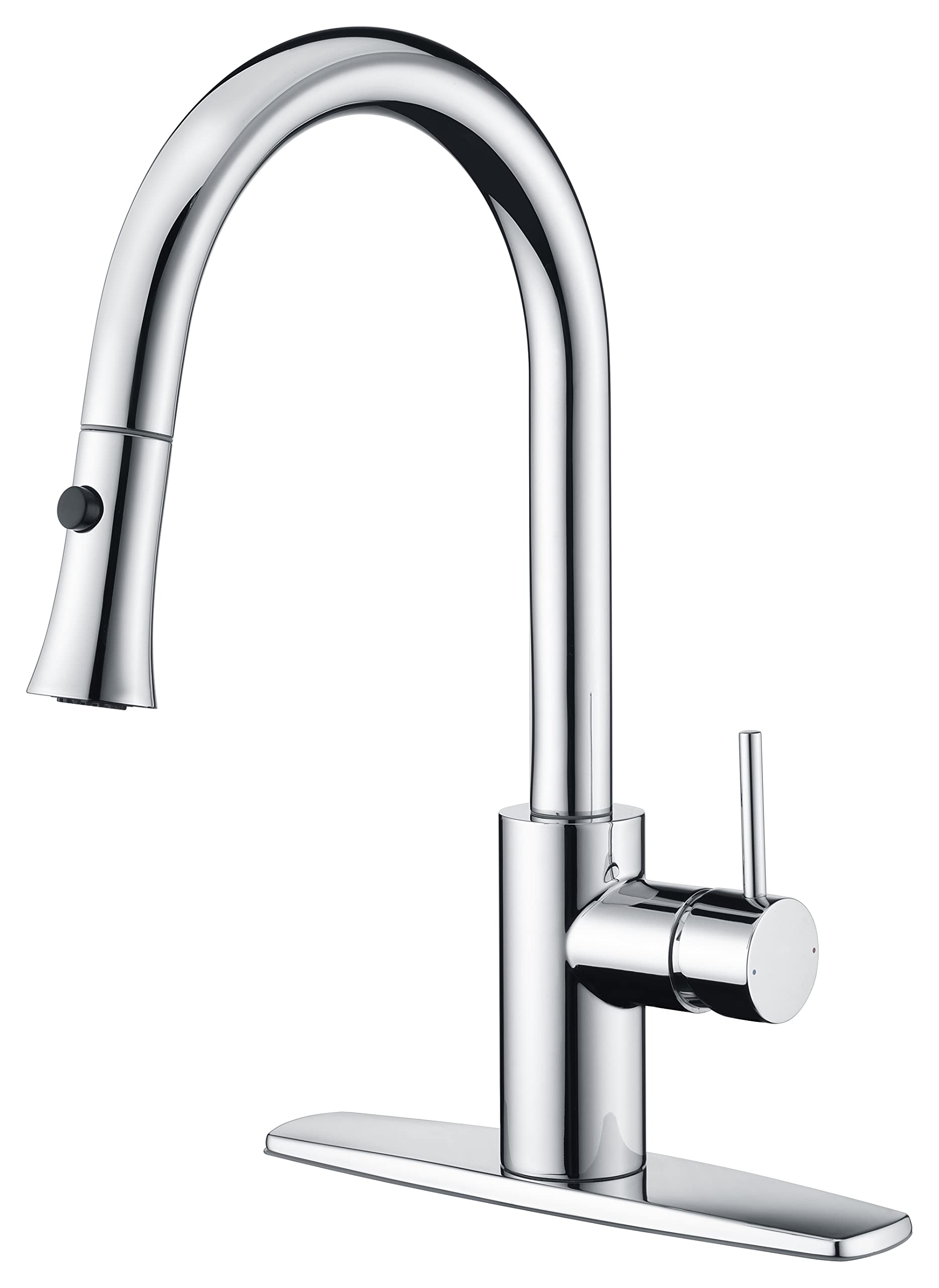 Ultra Faucets UF1420x Euro Collection Single-Handle Kitchen Faucet,