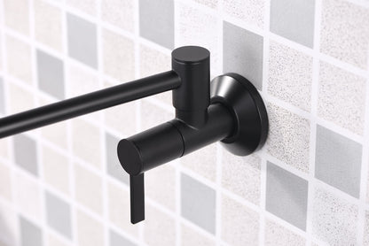 Ultra Faucets UF9170x Contemporary Stainless Steel Pot Filler Faucet,