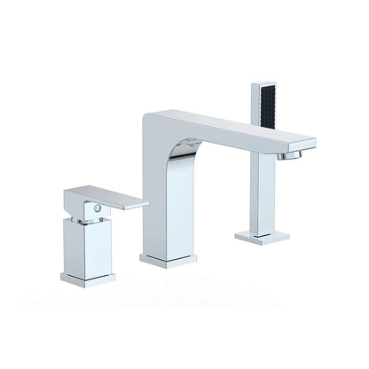 Ultra Faucets Icon Collection Roman Tub Faucet with Hand Shower