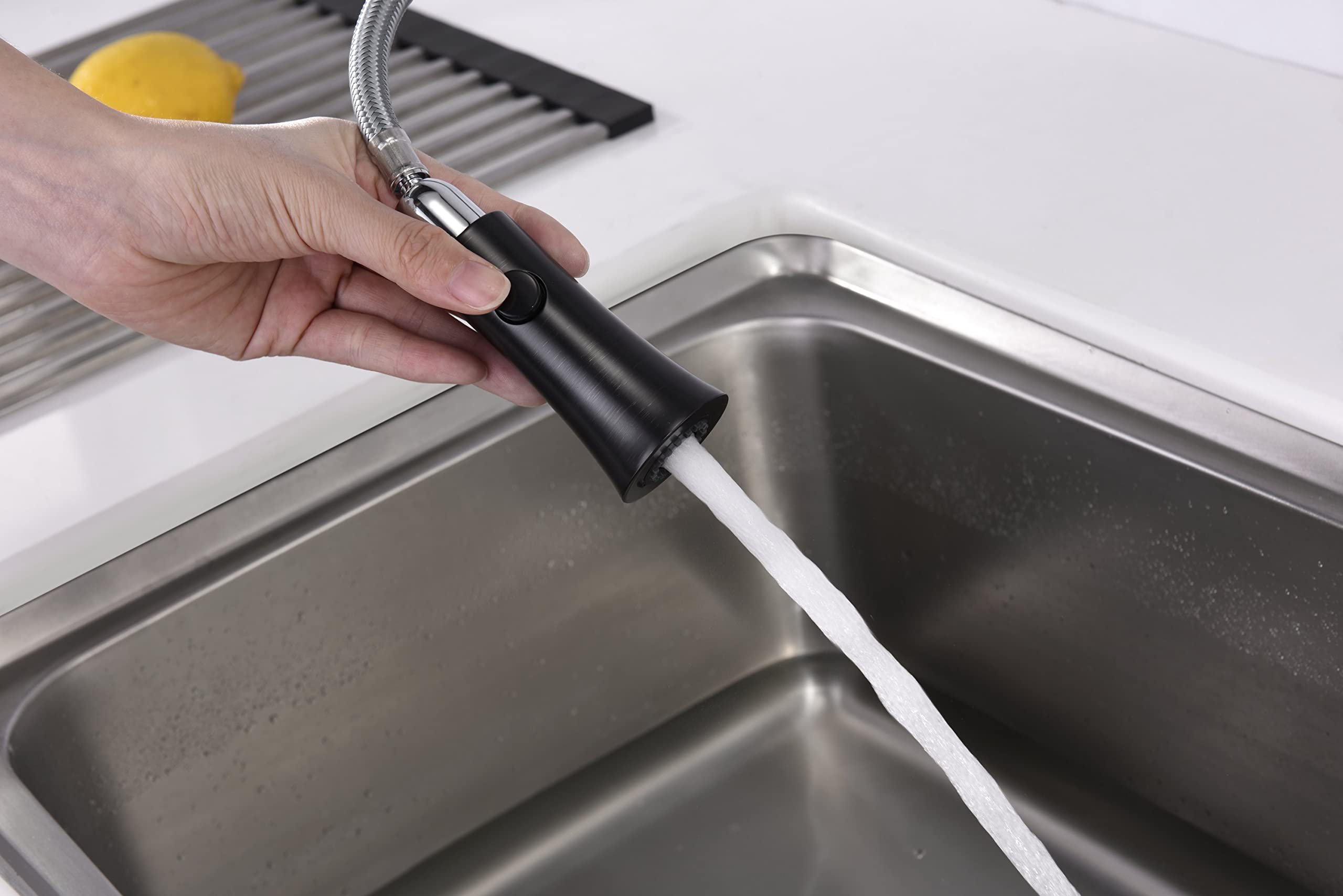 Ultra Faucets UF1420x Euro Collection Single-Handle Kitchen Faucet,