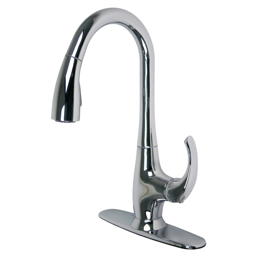 “Vantage Collection” Single-Handle Bar Faucet With Pull-Down Spray ...